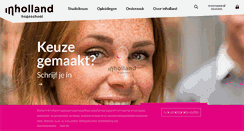 Desktop Screenshot of inholland.nl