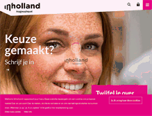 Tablet Screenshot of inholland.nl